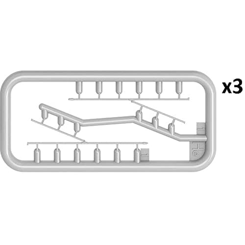 Miniart 1/35 Scale Street Furniture, Appliances, and Parasol Plastic Model MA35647 (Molded Color)