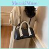 Solid Ribbon Color Shell Style Bag Soft Structure Inner Storage Daily Commuting