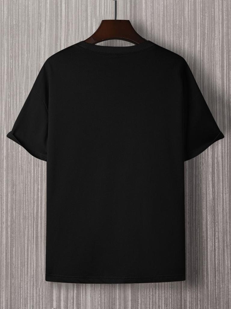 Summer Men's Cotton Casual Loose T-shirt Oversized Short Sleeve Heavyweight Comfortable Breathable Male Female Clothing