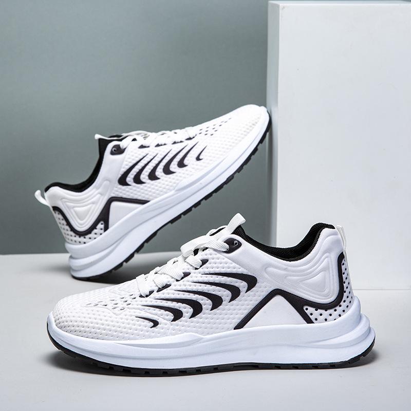 Neue Herrenschuhe 2025 Frühling atmungsaktiv Trend Luftkissen Laufschuhe Übergröße lässige Low-Top Herrenschuhe vielseitige Schuhe