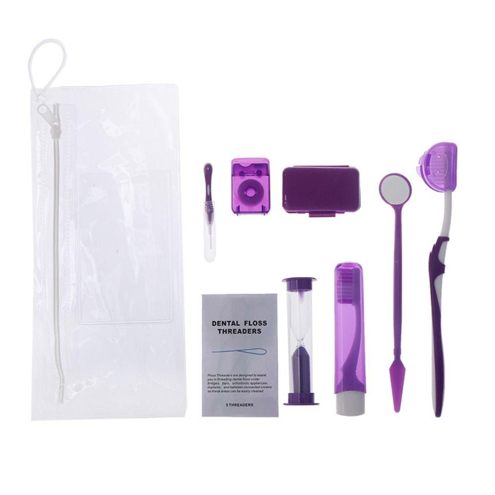 

Floss Dental Teeth Orthodontic Kits Tooth Interdental Brush Oral Care Tool Oral Cleaning brush фиолетовый