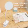 LED Office Bright Lamp 3Level Warm Cool White Flexible Easy Clip Rechargeable Light Student Study Read Night Reading Lamp in Bed