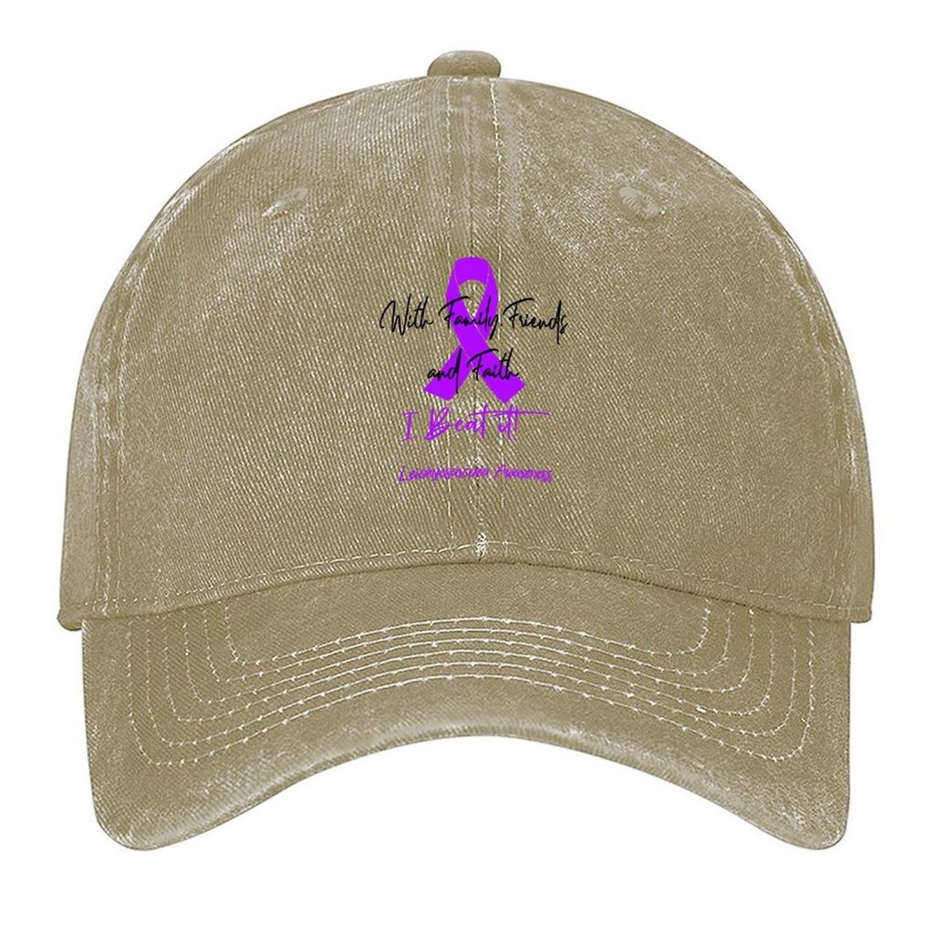 2026 Leiomyosarcoma Warrior - With Family, Friends, And Faith - I BEAT IT! Baseball Cap Cute New In Hat Sun Hats For Women Men's