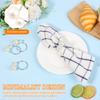 25Pcs Pearl Style Napkin Ring Easy Cleaning Delicate Dinner Serviette Buckle Set for Anniversary Birthday Wedding