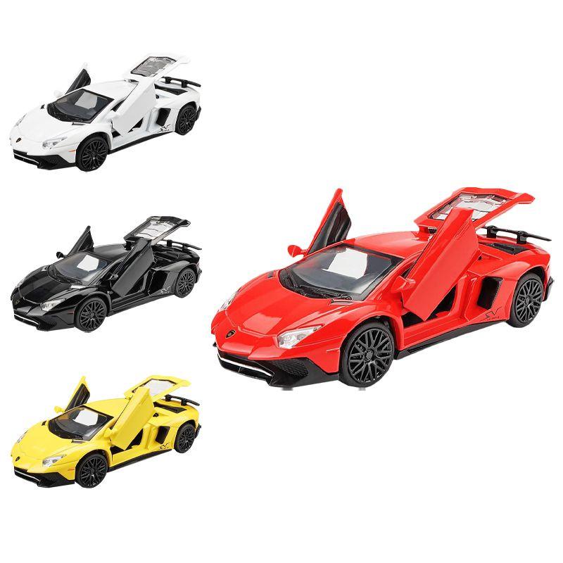 Exquisites Lamborghini Legierungsauto-Modell Mit Detaillierter Beleuchtung Und Soundeffekten Für Sammler