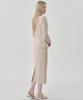 HYEYEONG KIM Cord Set Tailored H-Line Maxi Skirt - Light Beige