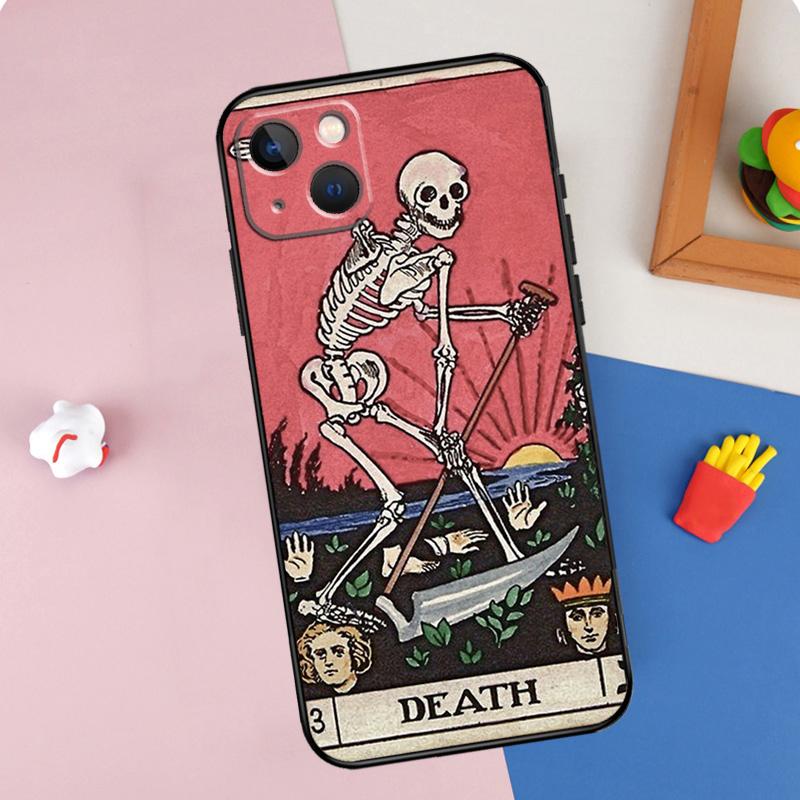 

moon Tarot Mystery totem Phone Case For iPhone 16 Pro Max 11 12 13 14 15 Pro Max Mini XR 16e 15 16 Plus Cover Shell iPhone 16