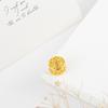New Sparking Gold Plated Charm Beads Dangle Fit Original Snake Bracelet Necklace Beads For Diy Jewelry Women Gift