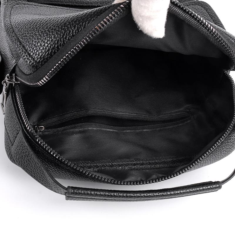 Business Shoulder Bag Men's Crossbody Bag Handbag PU Messenger Bag