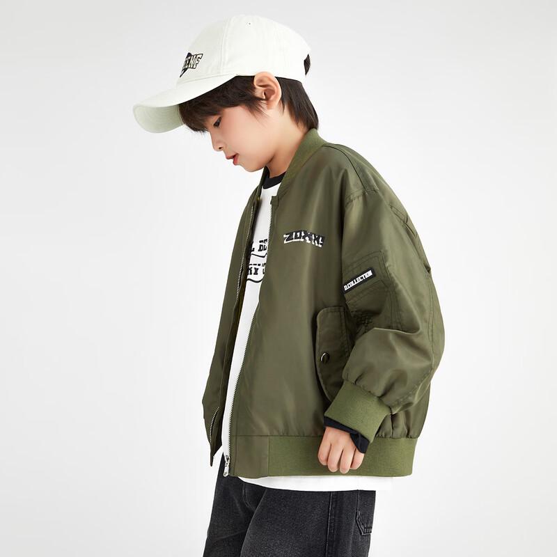 DuoDuoJia Boys Casual Baseball Flight Jacket 110