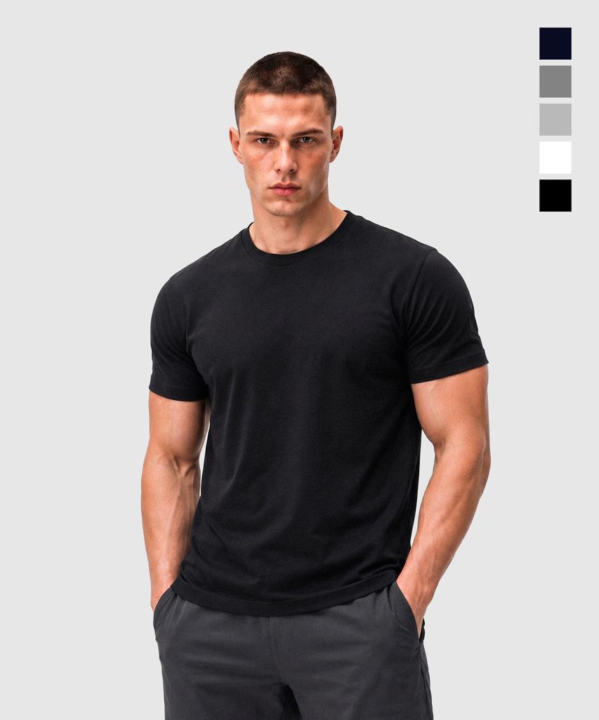 Nuateuseutyudio Frame Muscle Fit Short Sleeve T-Shirt_5Colors
