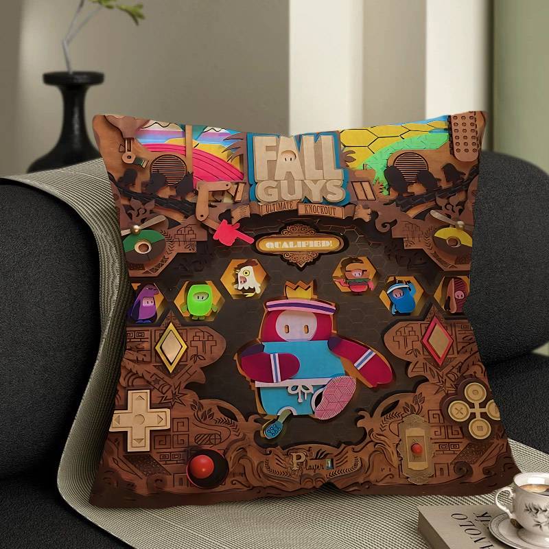 F-Fall G-Guys Cushion Cover Pillow Cover Decor Pillowcase Printed Cushion Case For Couch