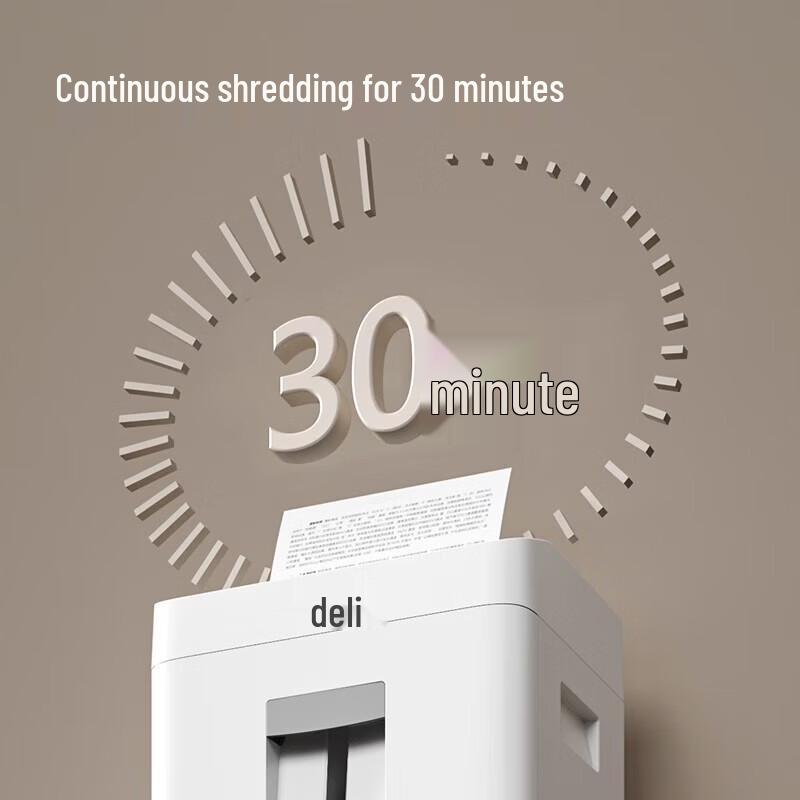 Deli GA758 Level 5 High-Security Business Paper Shredder CN plug (adapter included)