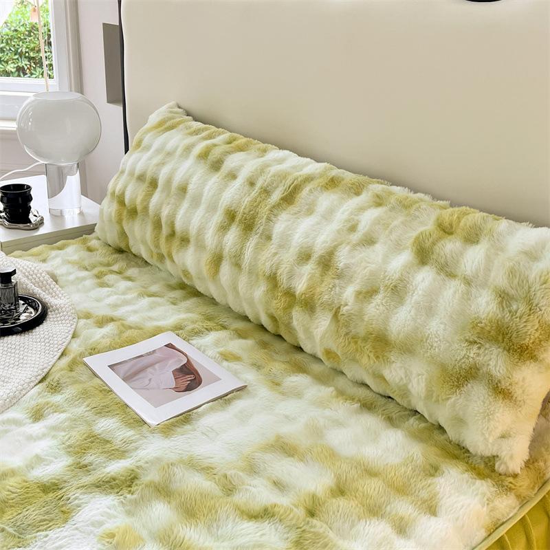 Winter Fluffy Plush Pillow Cover 50/120/150/180cm Long Body Couple Lover Pillowcase Faux Fur Throw Pillowcase Home Decor