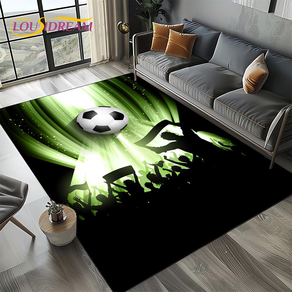 27 סגנונות שטיח דשא כדורגל כדורגל ספורט לסלון חדר שינה בית קישוט ספה, שטיח אזור לילדים משטח רצפה מונע החלקה