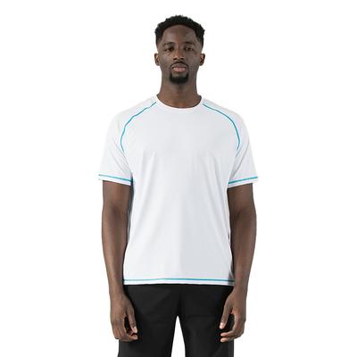 Sommer Einfarbig Sport Dünnes T-Shirt Herren Schnelltrocknendes T-Shirt