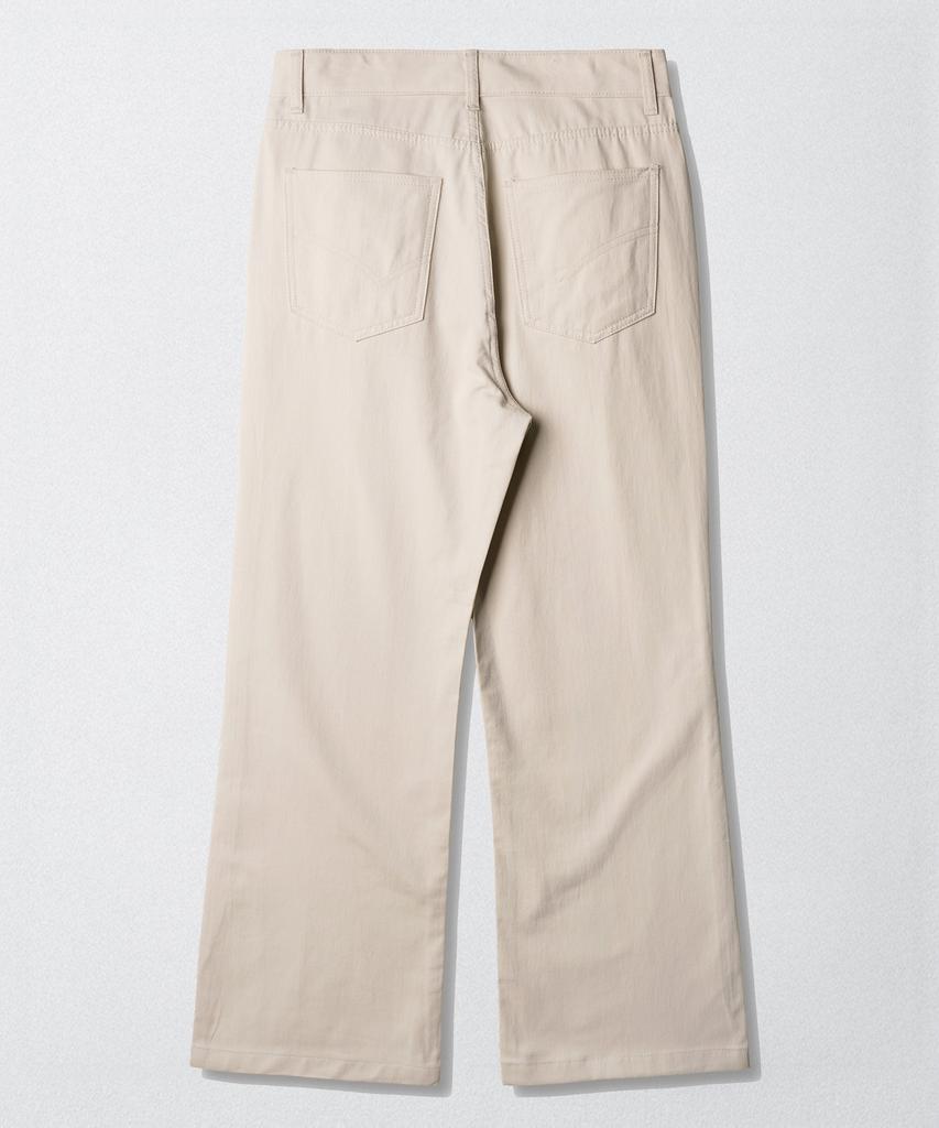 JEMUT Lost Flare Cotton Pants Cream Julp2653