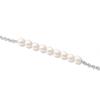 Steel Chain Pearl Bracelets Gold Color Beads Bracelets Dainty Simple Thin Pulseras  Party Wedding