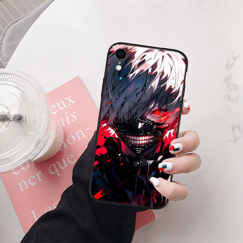 Pouzdro na telefon Tokyo Ghoul pro iPhone 6 6s 7 8 11 12 13 14 15 XS Pro Max XR X SE Samsung S20 S21 S22 S23 S24 FE Ultra S8 S9 S10 Plus Lite S21S S10E