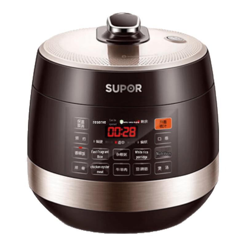 SUPOR QC Series 5L Smart Electric Pressure Cooker with Dual Spherical Pots CN plug (adapter included)
