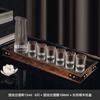 Vertical Striped White Wine Glass Wine Dispenser Set Crystal Glass Wine Glass Set Shot Glass Wooden Pallets Metal Tray Wine Sets