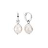 New 925 Silver Pearl Set Charms Ring Heart Earrings Beads Romantic Pendant Fit Bracelets Necklace Fine Jewelry Gift