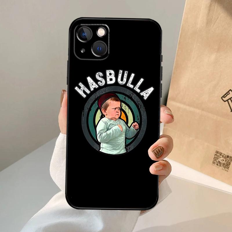 

Funny hasbulla Phone Case For iPhone 17 Air 16 15 14 13 12 11 Pro Max 12 13 mini 15 16 Plus 16e Cover Coque iPhone 13 Pro