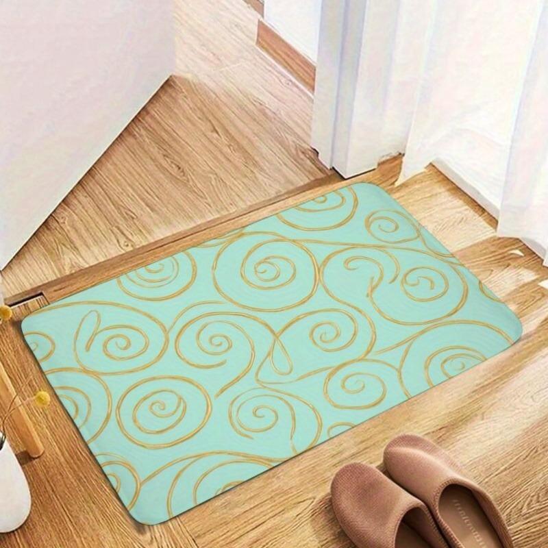 1PC Welcome Pattern Kitchen Rug Non-Slip Door Mat Pop design Bathroom Rug Bath Mat Carpet for Home Sink Laundry Decoreeree