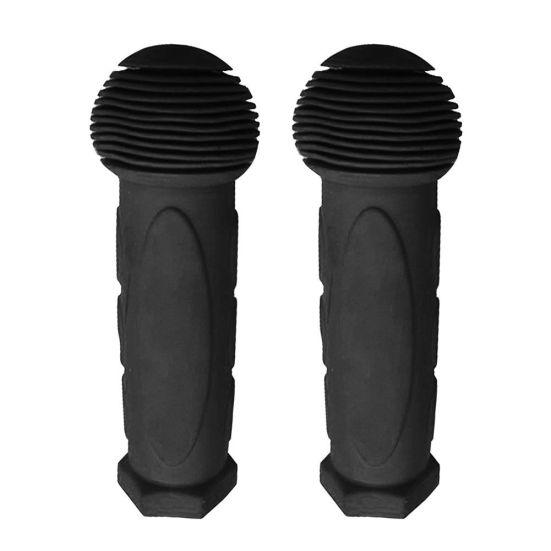 1 Pair Children Bicycle Bike Cover Grips Non-Slip Rubber Handle Tricycle Scooter чёрный