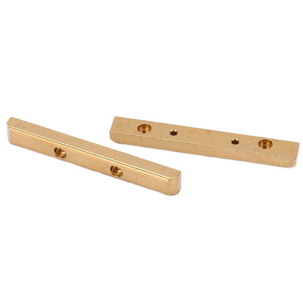 2PCS Brass Boulder Bars RC Car Upgrading Accessories for Axial SCX24 1/24 Crawlers