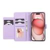 Samsung S24U Mirror for Foreign Trade, Multi-card Insert Card, Flip Cover Leather Case, iPhone15 Oblique Span Lanyard, Mobile Phone Case.