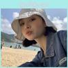 Beach Bucket Stylish Hat For Women Japanese Style Breathable Cotton Protection Sun