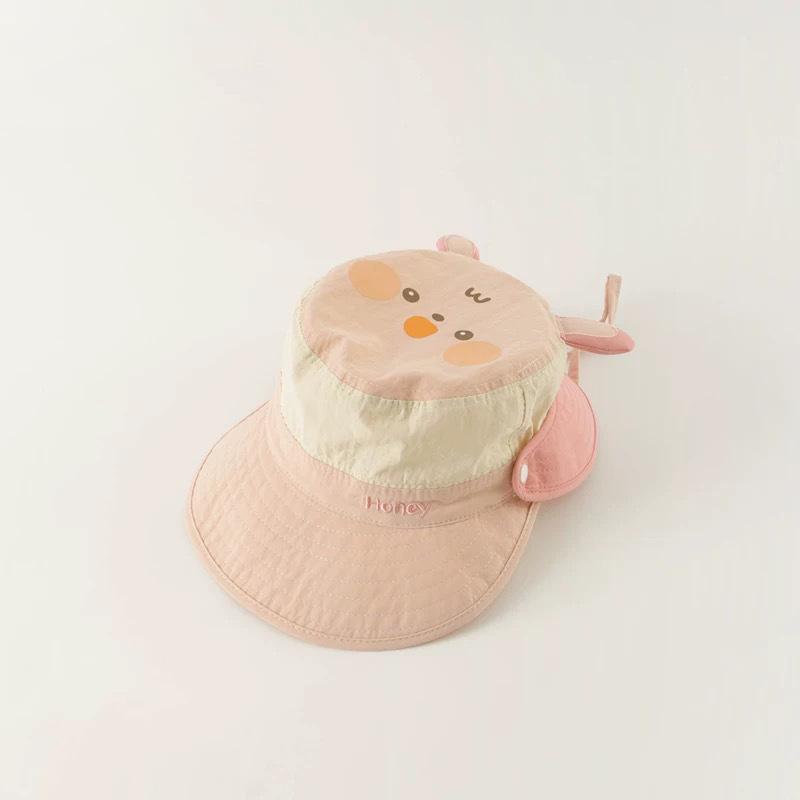 Kids Spring Autumn Thin Bucket Hat Boys Girls Summer Sun Protection Cap Baby Outdoor UV Shield Fisherman Hat