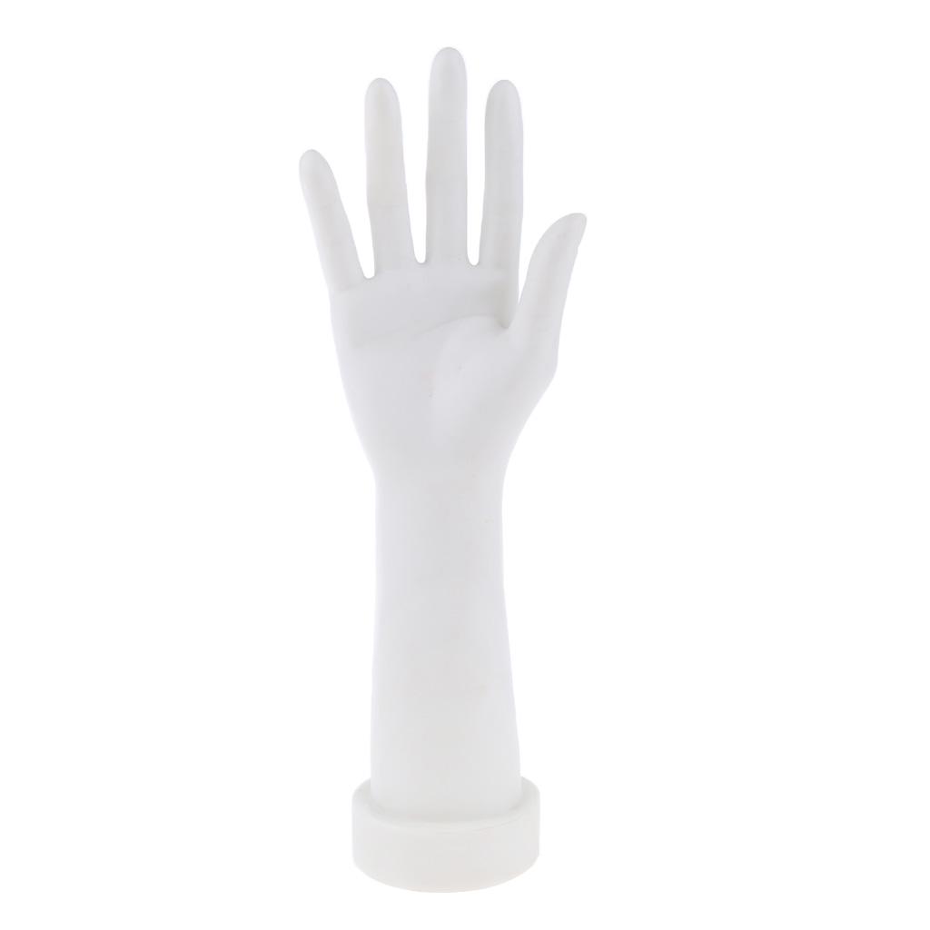 Hand Jewelry Display Stand Female Mannequin Model Props White Left