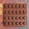 Decorating Cookie Shaping Xmas Chocolate Mold Baking Trays Gingerbread Man Christmas Candy Mould