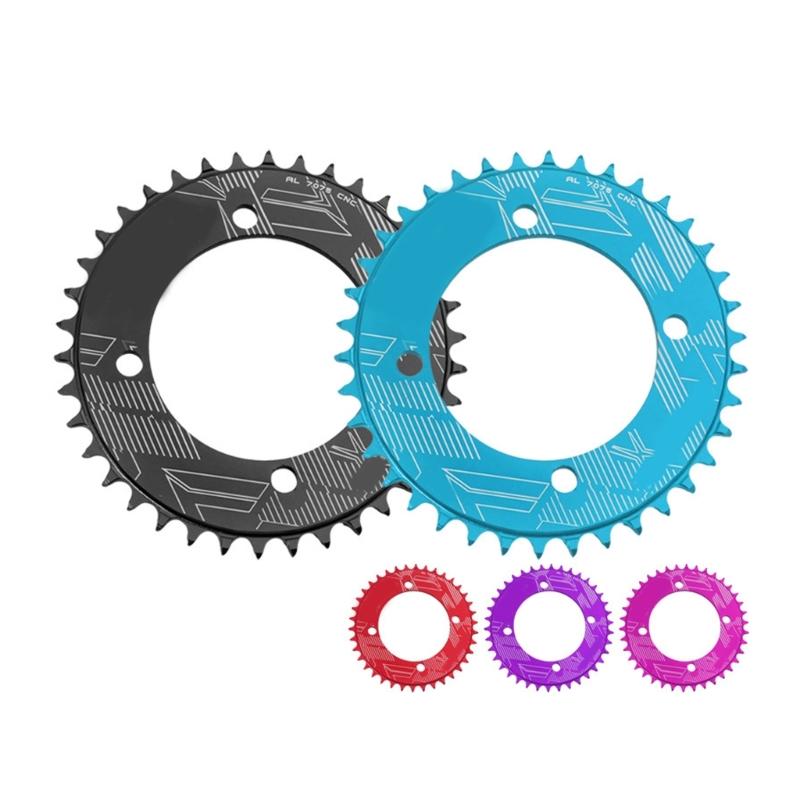 32T/34T/36T/38T 104BCD Fahrrad Rundform Narrow Wide Kettenblatt Kettenrad Fahrrad Kreis Kurbelgarnitur Einzelblatt Teile