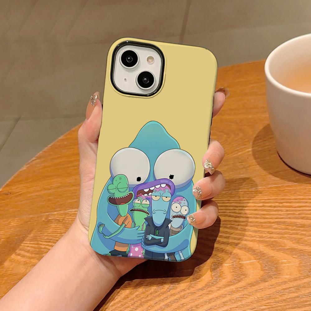 Solar Opposites Pupa Phone Case For Iphone 16 Pro Max 15 13 14 12 11 14 Pro Max 15 Pro Max Two-in-one Cover