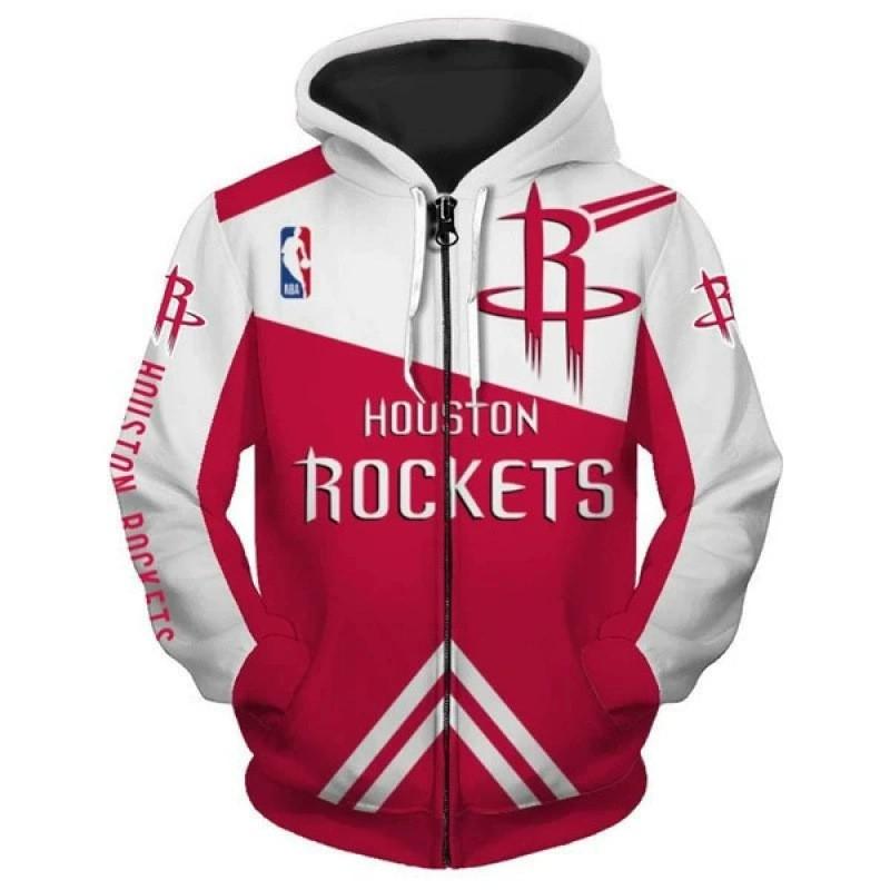 Mens Sporty Hooded Zip-Up Sweatshirt With 3D Basketball Print Loose Fit Casual Wear