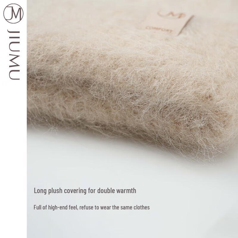 JIUMU Women's Warm Alpaca Wool Knit Beanie