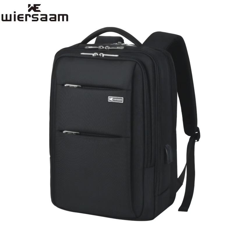 WIERSAAM Waterproof Oxford Business Travel Backpack