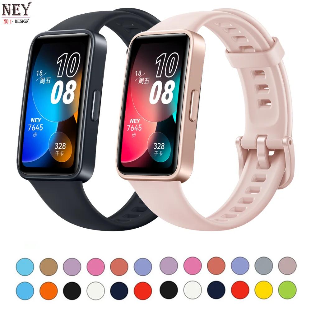 Strap For Huawei Band 8 9 10 Accessories Smart Watch Replacement Watchband Silicone Bracelet Huawei Band 8 10 Correas