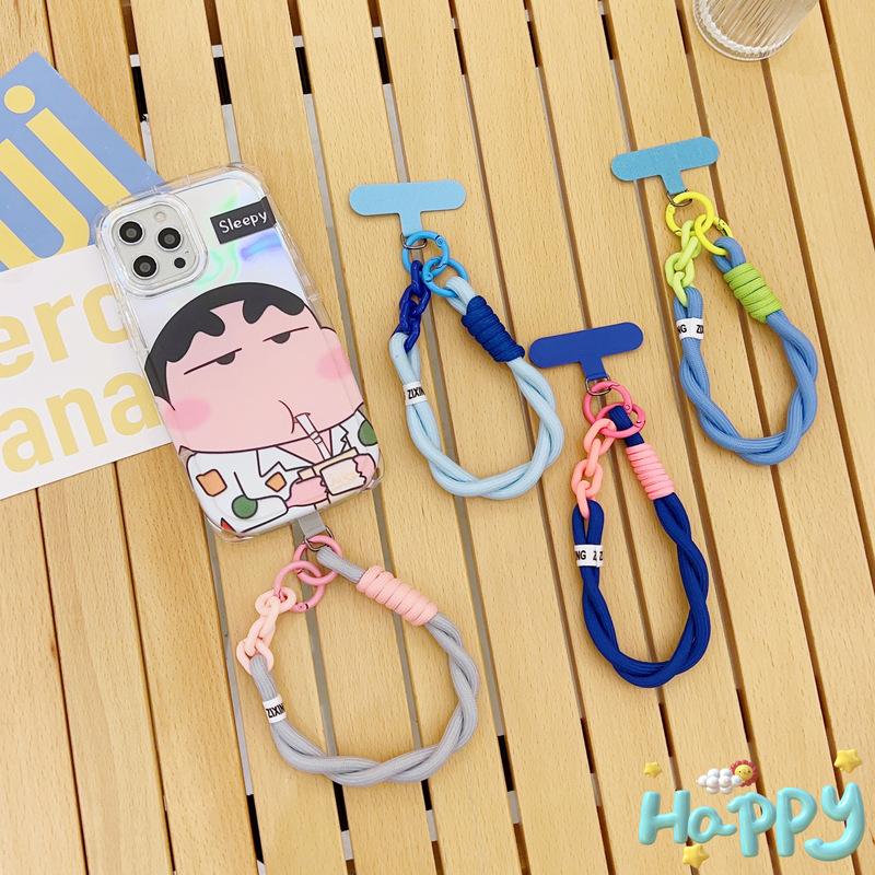 Universal Cell Phone Lanyard Anti-Lost Lanyard With Detachable Colored Neck Strap Cell Phone Safety Tether Keychain Chain Rope