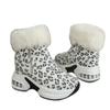 Thick-soled Shoes, Women's Ankle Boots, Plus-size Fashion Boots, Side Zipper Fleece Boots