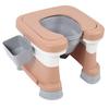 Portable Commode Chair Bedside Potty Shower Chair Non Slip Bedside Toilet for Bathing and Squat Toilet