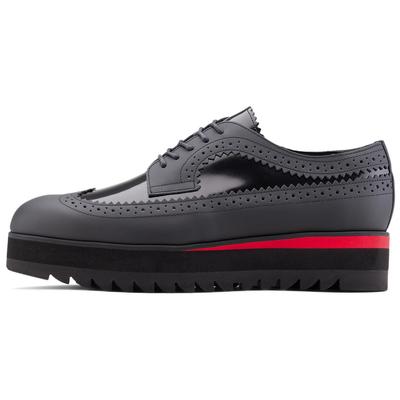 Brogue Comfortable Minimalist Casual Shoes Women Shoes Black 1182A304-005