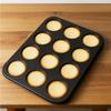 Carbon Steel Mini Fluted Tube Cake Pan Non-stick Bread Baking Pan Pumpkin Cake Baking Mold  Muffin