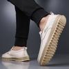 New Style Business Casual Leather Shoes with Soft Cowhide Soles - One-piece Slip-on Casual Dad Shoes Lightweight Men's Shoes
