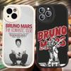 Famous Bruno Mars The Romantic Leather Phone Case For IPhone 15 14 13 Pro Max 12 11 16 Plus Phone Cover