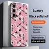 Cowardly Dog Cute Classic Cartoon Poster Phone Case For Samsung Galaxy S26 S25 S24 S23 S22 S21 Plus Ultra Note20 Soft Black