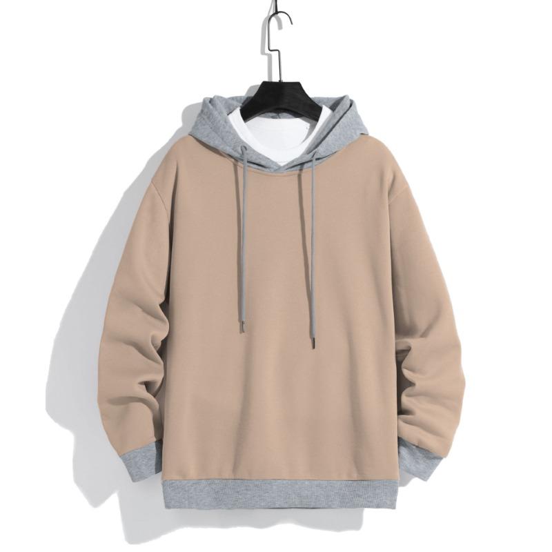 Men S Casual Hooded Sweatshirt Long Sleeve Loose Fit